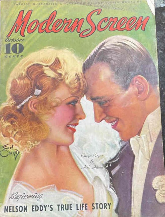 MODERN SCREEN magazine cover Issue 59 October 1935
